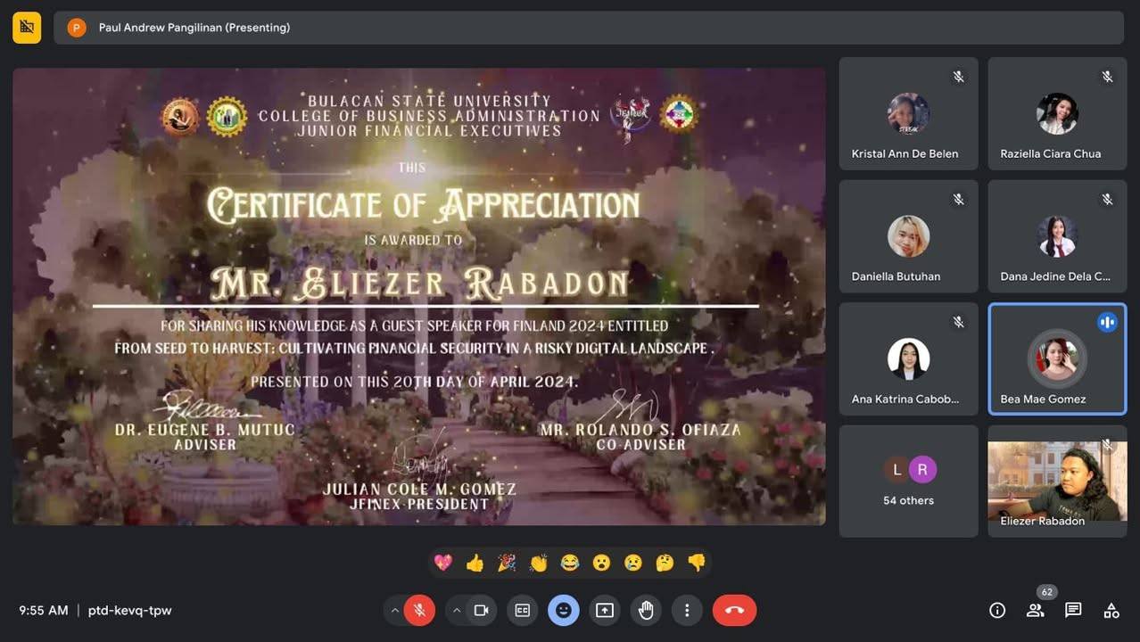 Cultivating Financial Security: Cybersecurity Insights at Bulacan State University