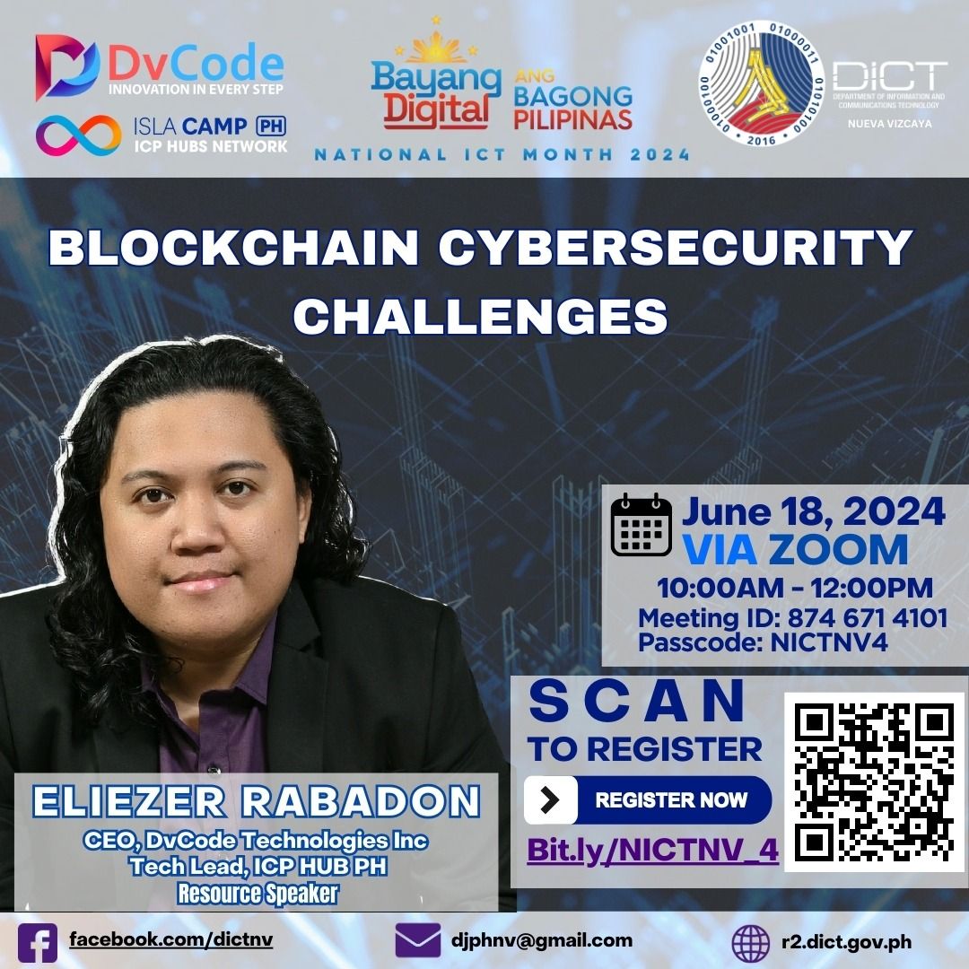 Strengthening Blockchain Security: Insights from DICT Nueva Vizcaya Event