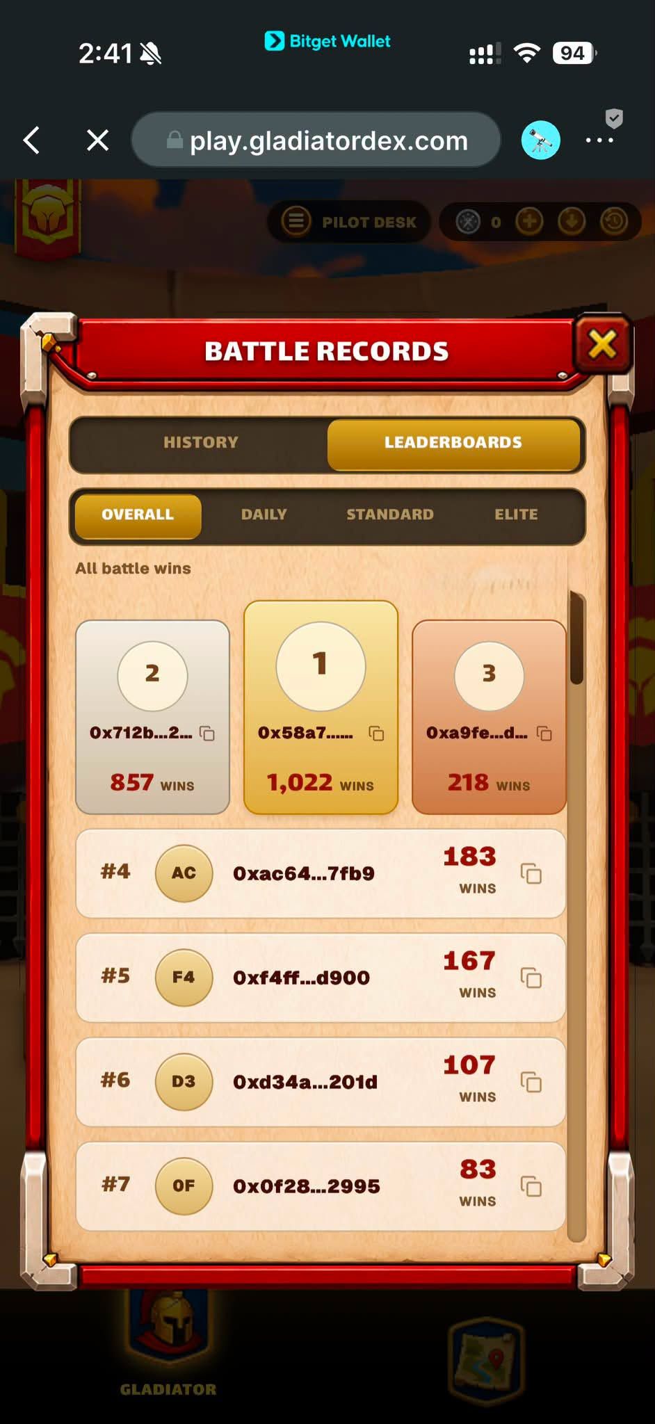GDEX Records 1,000+ Battles in Its First Two Days