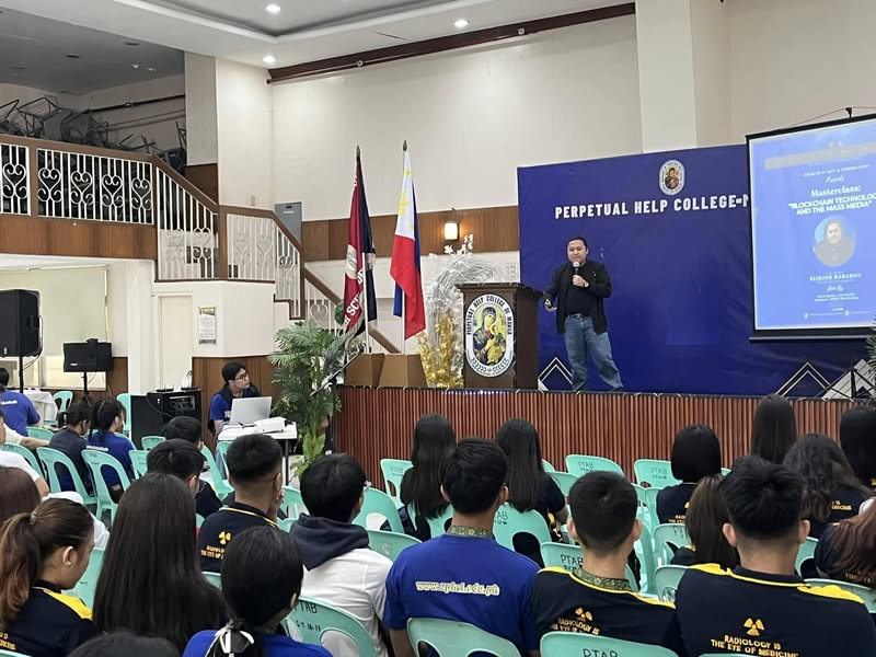 DvCode Technologies Inc. is honored to have taken part in the Blockchain for the Mass Media Masterclass at Perpetual Help College of Manila!